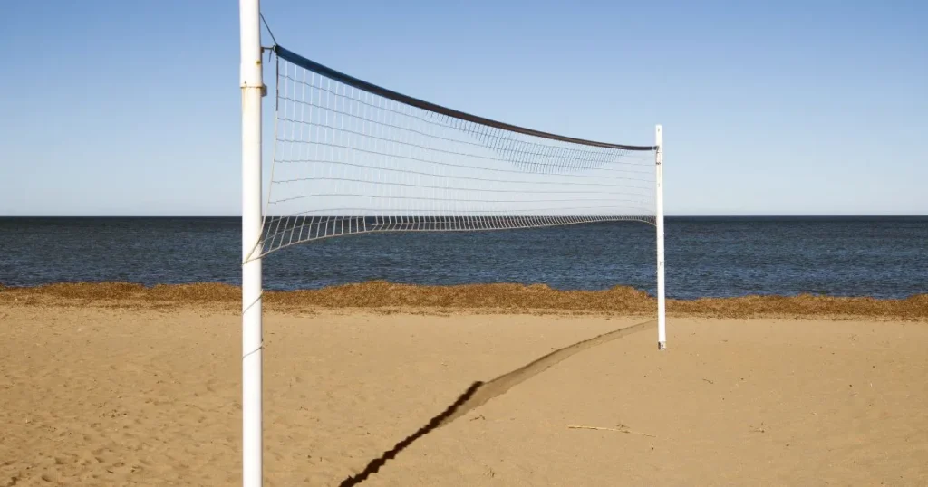 Equality in Beach Net Heights for Volleyball